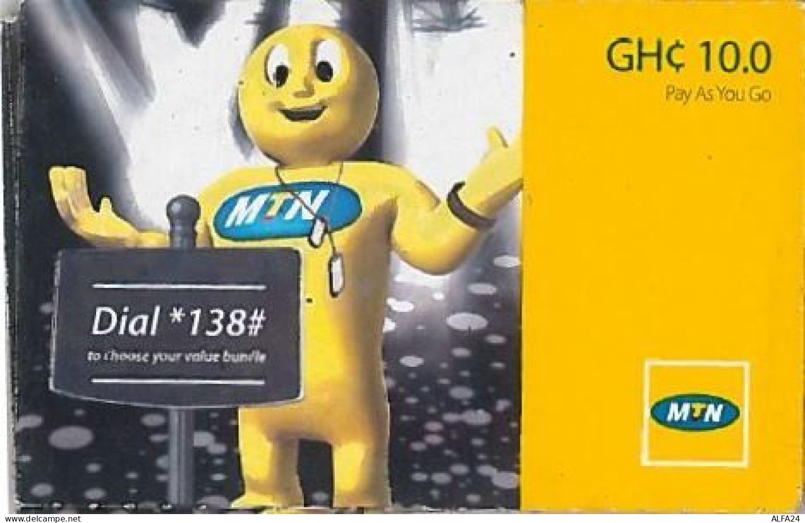 PREPAID PHONE CARD GHANA (U.41.7 - Ghana