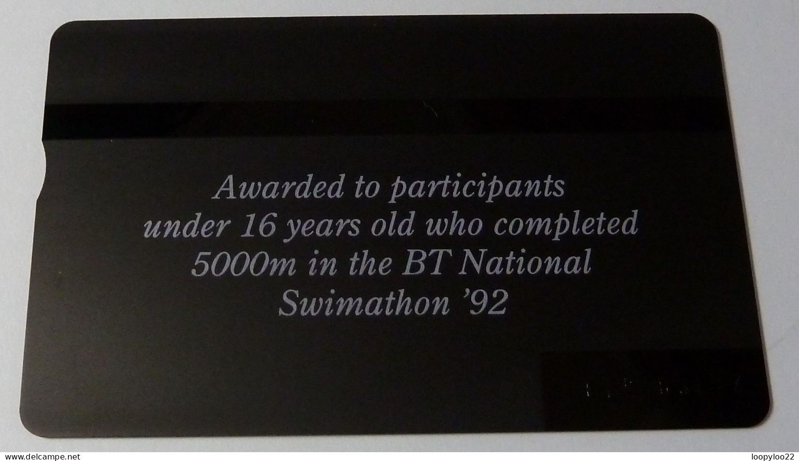 UK - Great Britain - BT & Landis & Gyr - Internal - BTI025 - BT Swimathon 1992 - 241C - 7454ex - Mint - BT Emissions Internes