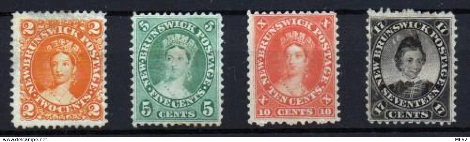 Nueva Brunswick Nº 5/7 Y 9.Año 1860-63 - Unused Stamps