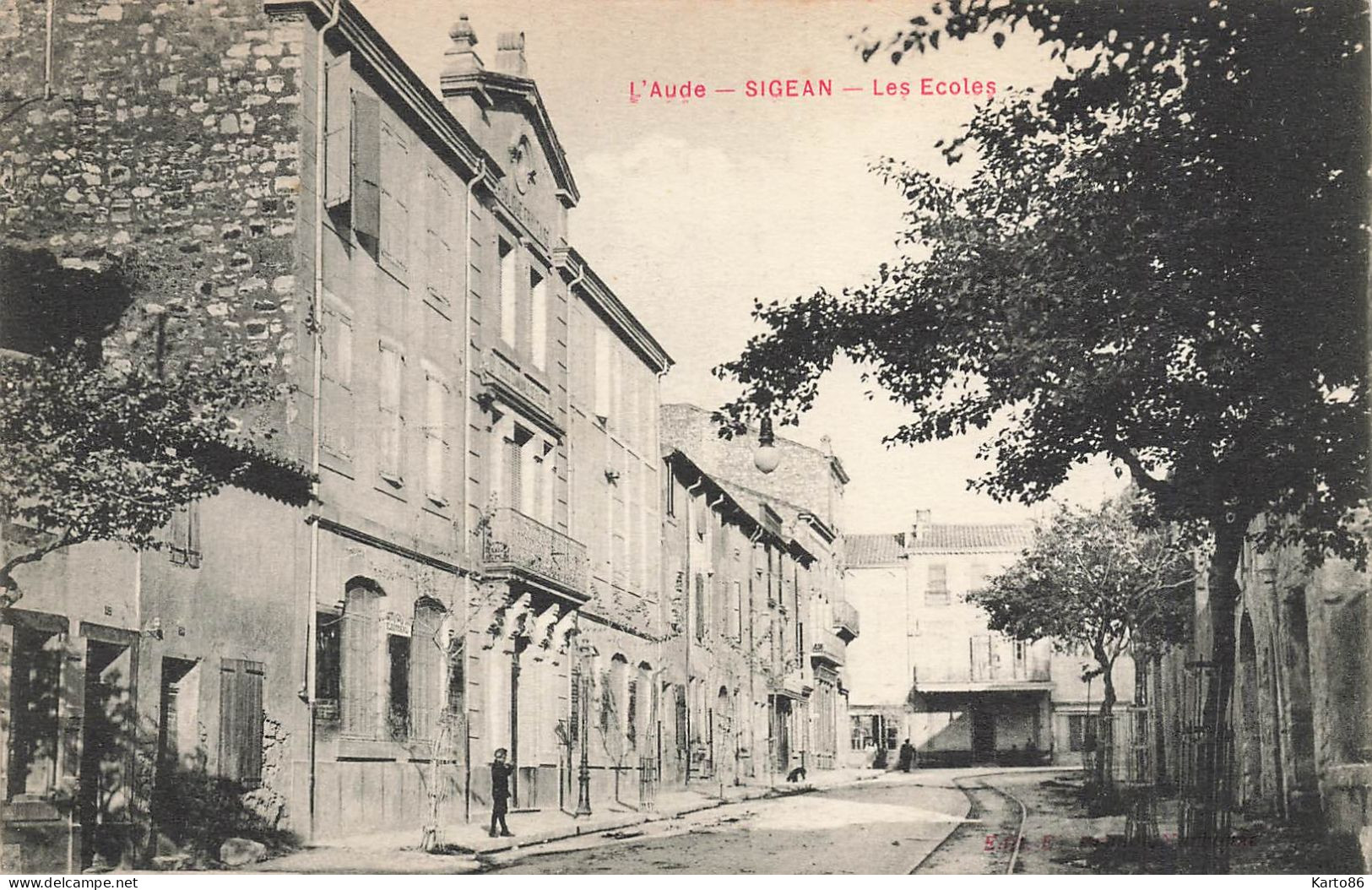 Sigean * Les écoles * Rue école Village Groupe Scolaire - Sigean