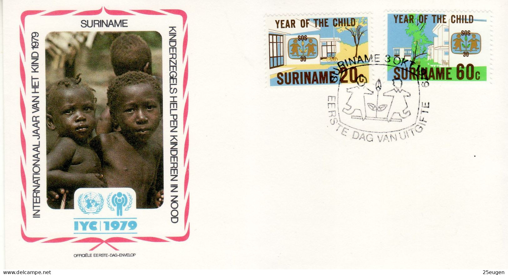 SURINAM 1979 Michel No 880 - 881  FDC - Suriname