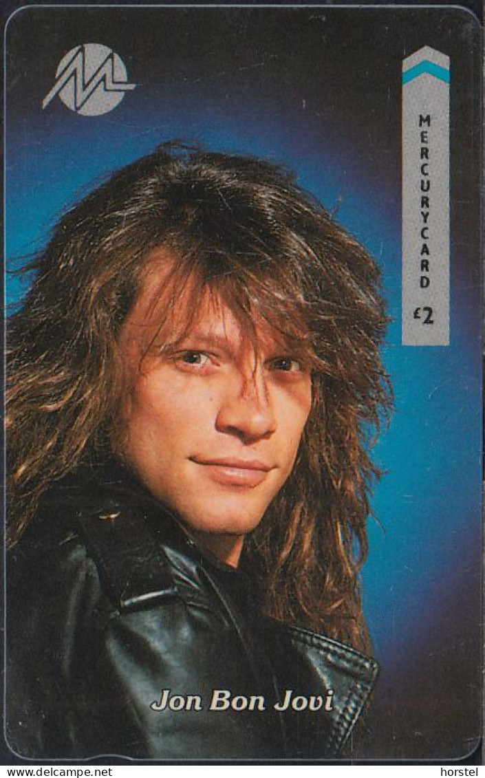 UK Paytelco Corporate: Pop Star Series - PYPS002 - Music - Jon Bon Jovi - £2 - 1PPSB - Mint - Mercury Communications & Paytelco