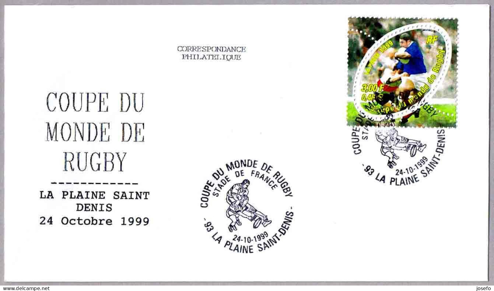 COPA DEL MUNDO DE RUGBY - STADE DE FRANCE. La Plaine Saint Denis 1999 - Rugby