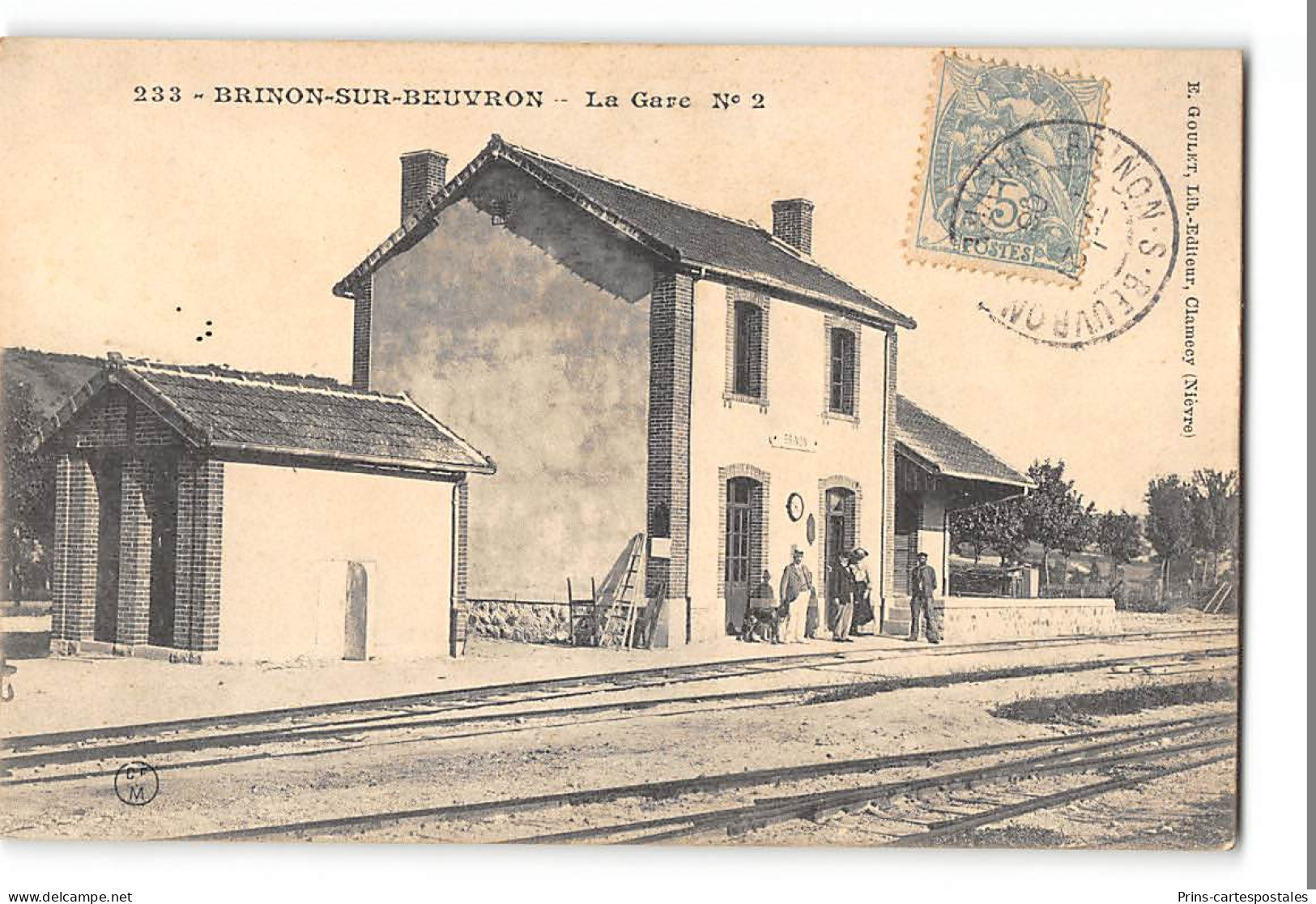 CPA 58 Brinon Sur Beuvron La Gare  - Brinon Sur Beuvron