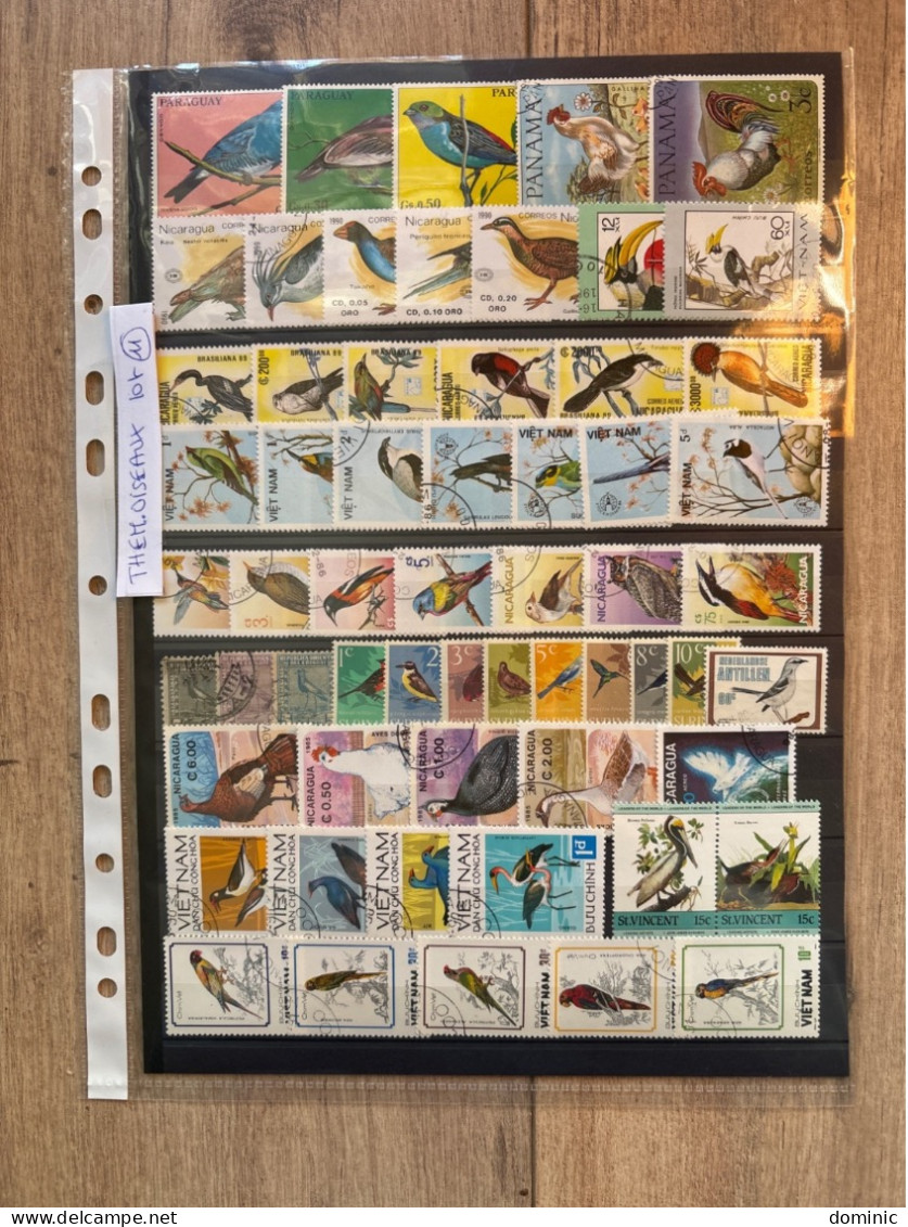 Thème Oiseaux Lot 11 - Verzamelingen, Voorwerpen & Reeksen