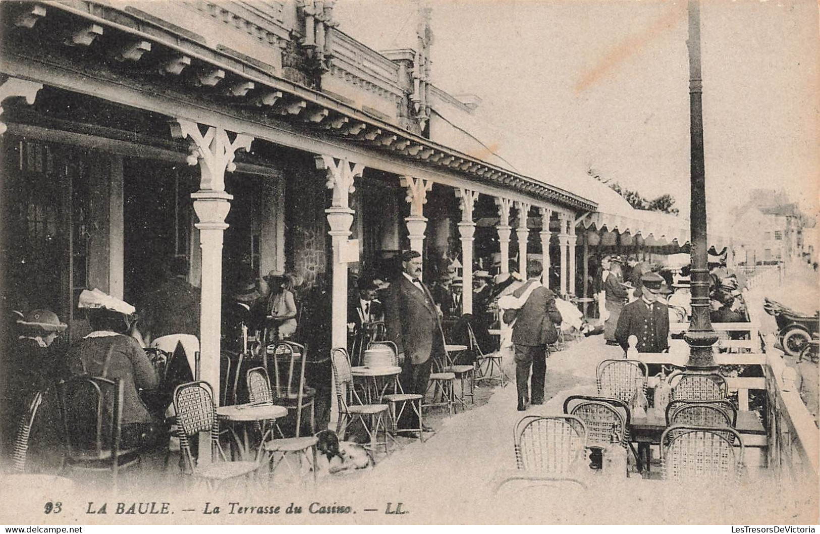 FRANCE - La Baule - La Terrasse Du Casino - LL - Animé - Carte Postale Ancienne - La Baule-Escoublac