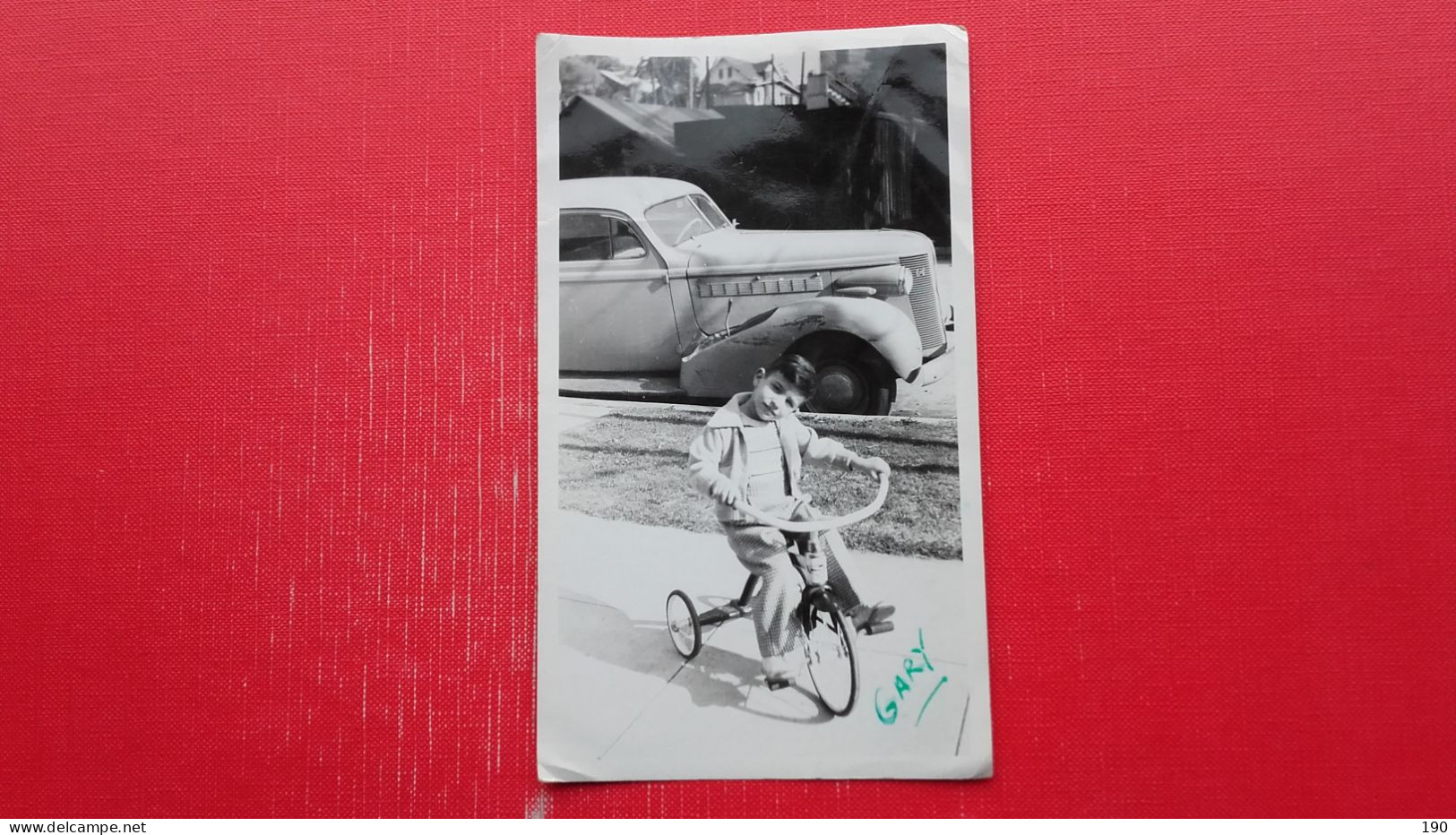 Buick Auto,children's Bike.Alhambra,old Photo - Los Angeles