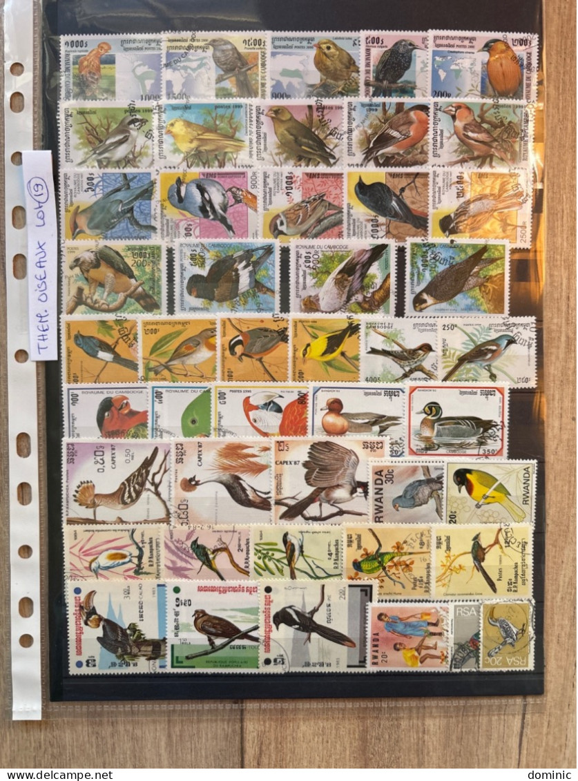 Thème Oiseaux Lot 19 - Verzamelingen, Voorwerpen & Reeksen