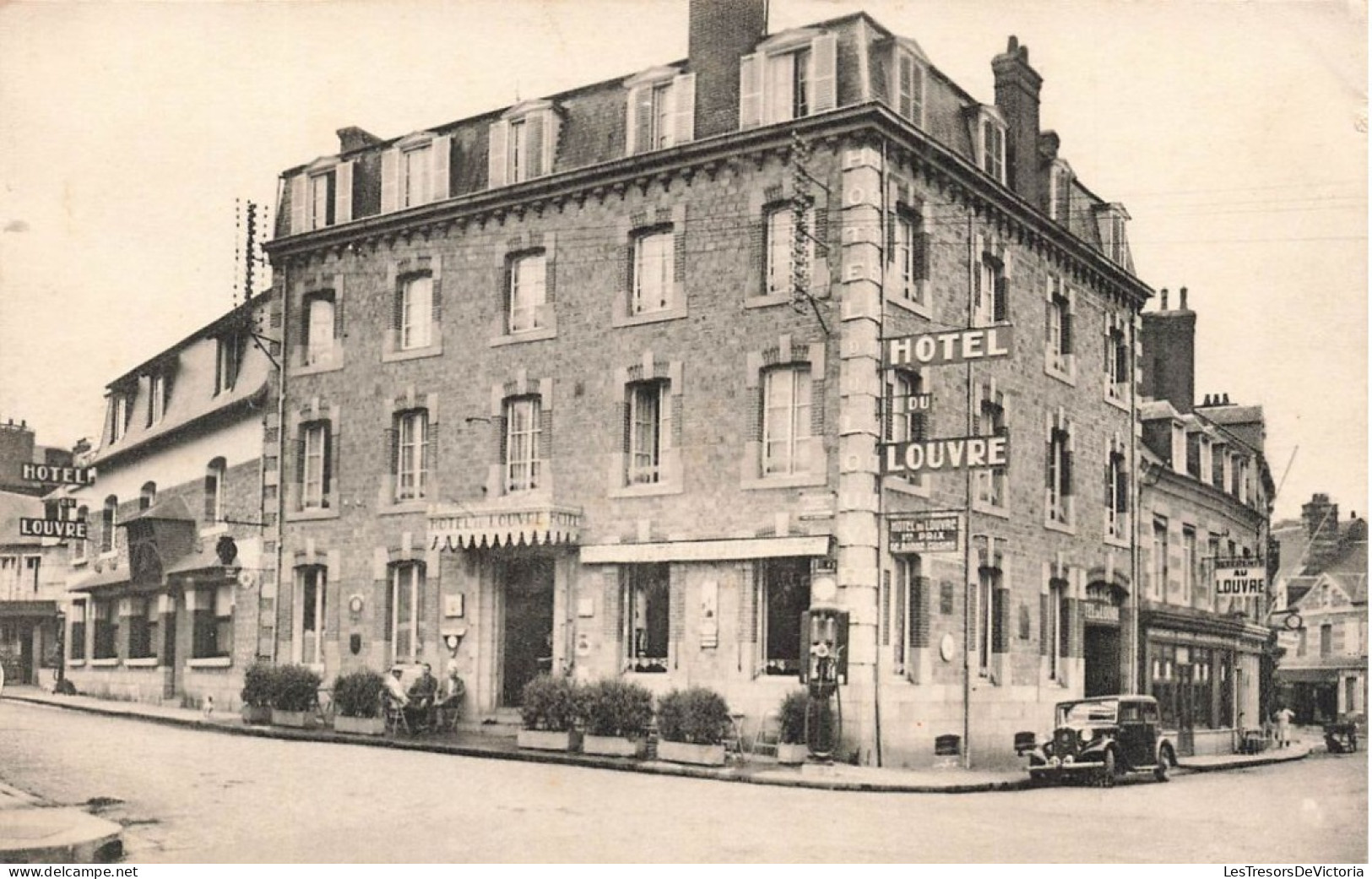 FRANCE - VilleDieu Les Poëles - Hotel Du Louvre - 1er Prix De Bonne Cuisine - Dernier Confort - Carte Postale Ancienne - Villedieu