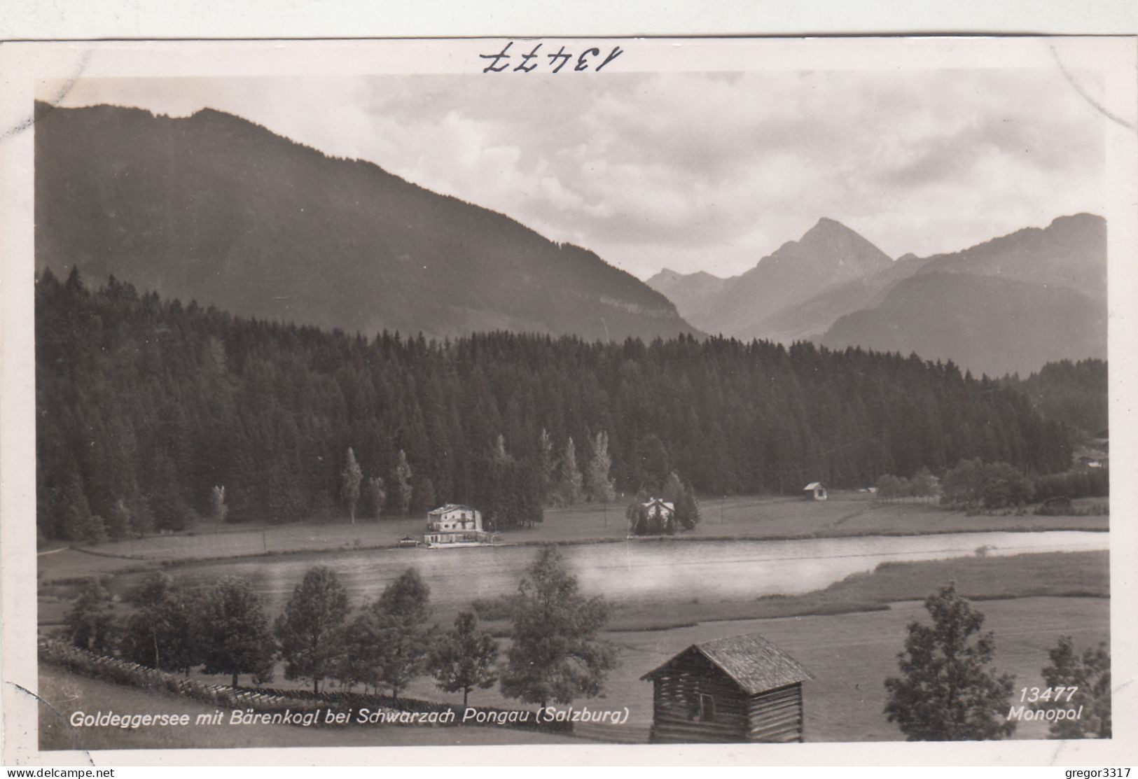 E1794) GOLDEGG Mit Bärenkogl Bei Schwarzach - Pongau - Salzburg - Tolle FOTO AK - Häuser Am See - Goldegg