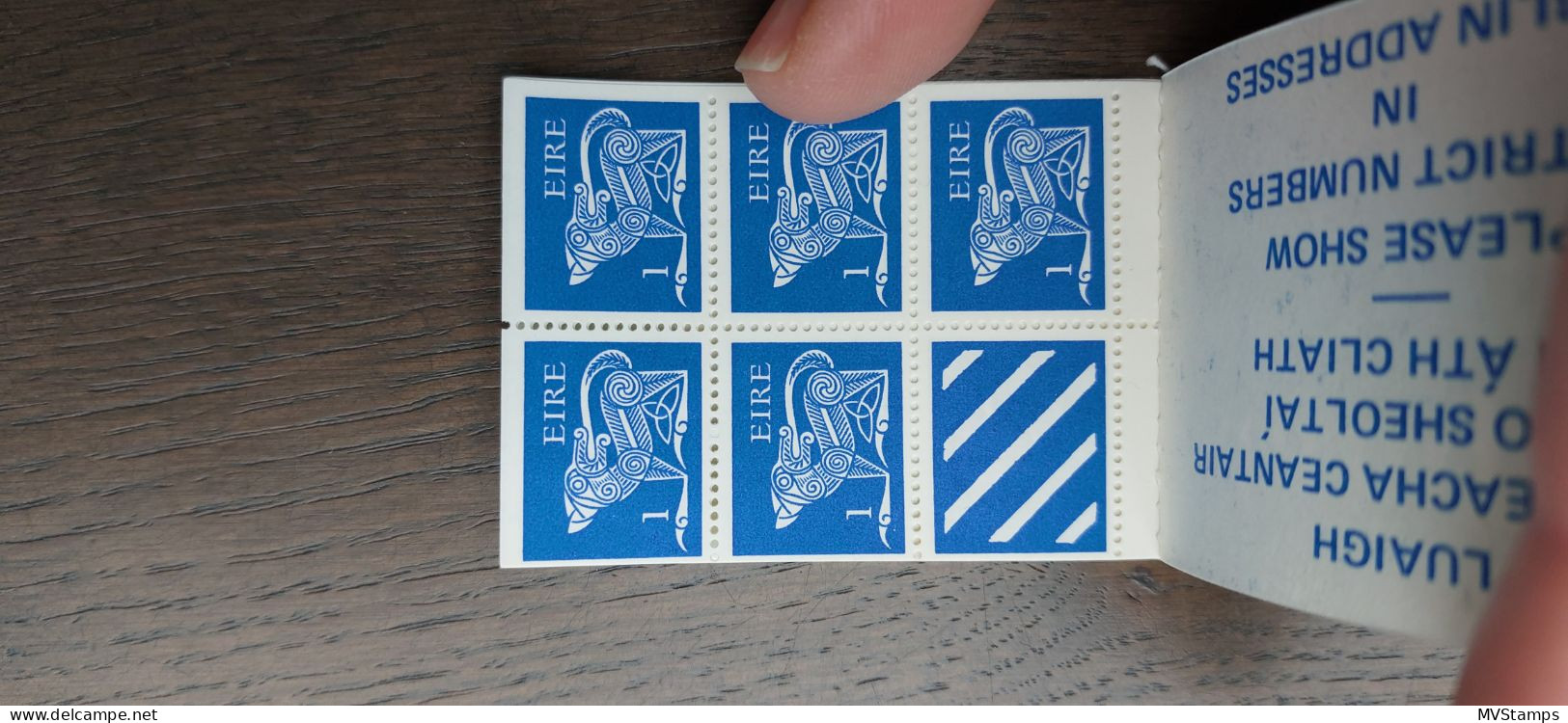 Ireland 1974 Stampbooklet Art Stamps (Michel MH 1) MNH - Carnets