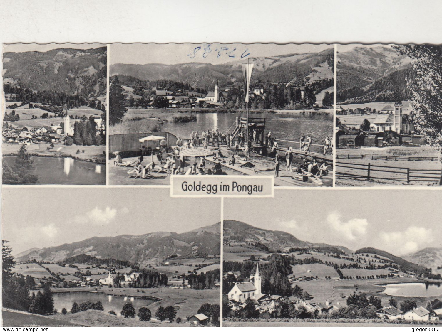 E1796) GOLDEGG Im PONGAU - Salzburg - Tolle Mehrbild AK Ua. Mit Schwimmbad U. Kirche - Goldegg