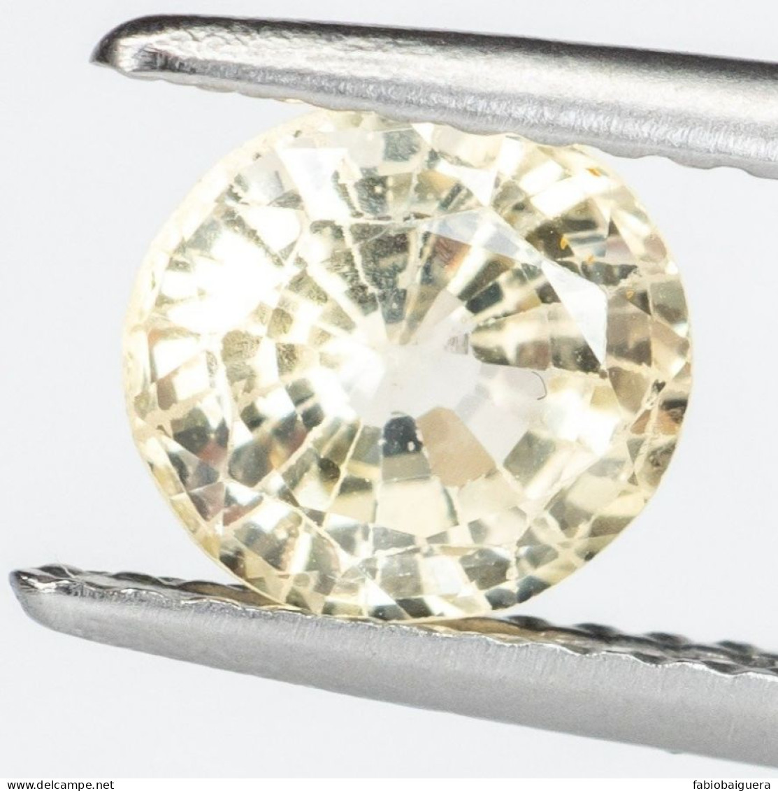 Zaffiro Giallo 1,34 Ct - Con Certificato ALGT - Saphir