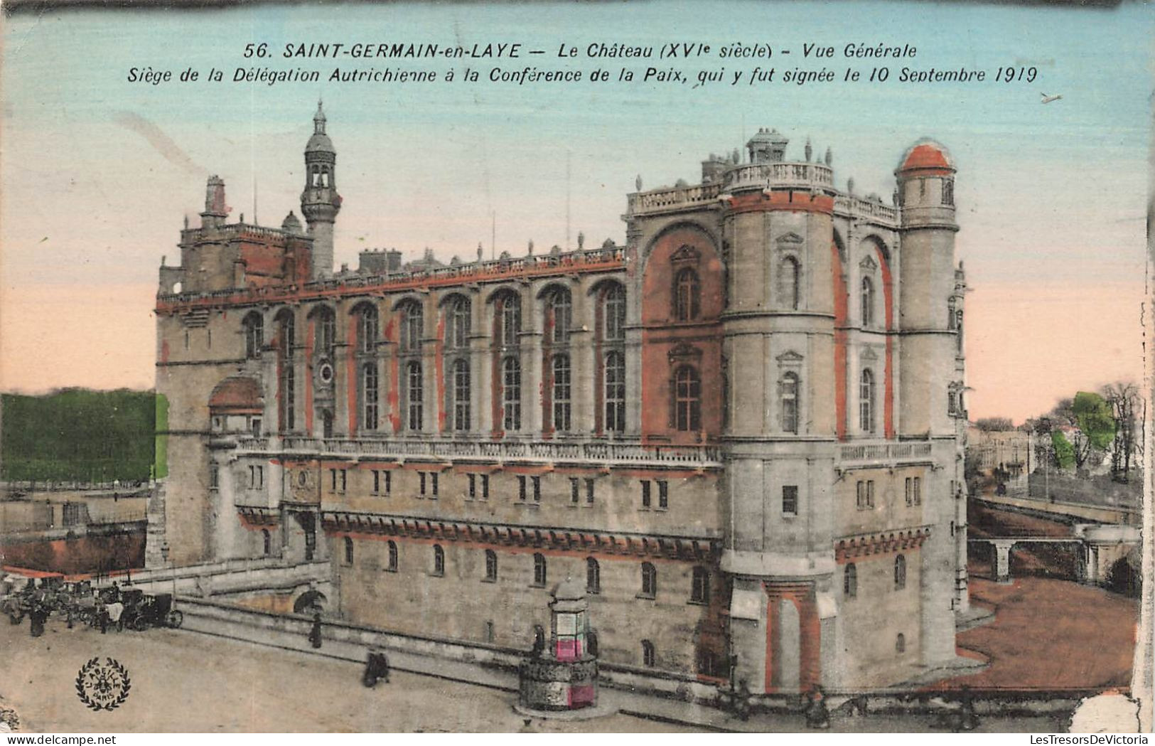 FRANCE - Saint Germain En Laye - Château - Vue Générale - Carte Postale Ancienne - St. Germain En Laye (Château)