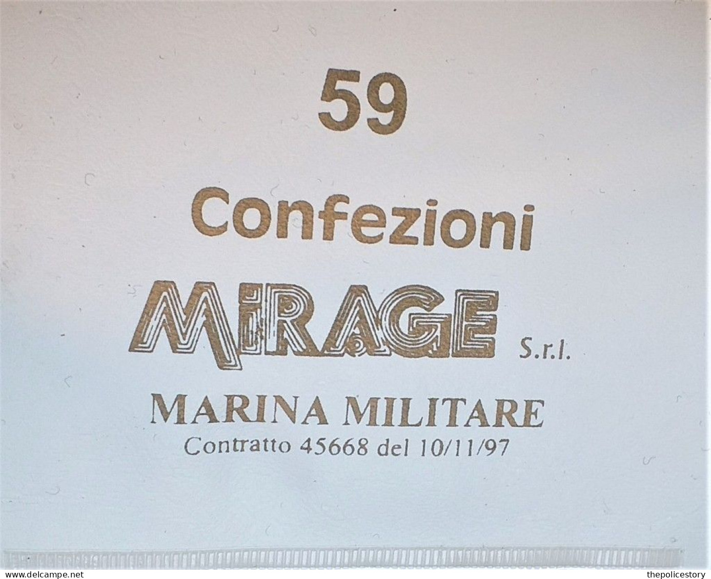 Berretto visiera vintage Ufficiale Marina Militare originale completo mai usato tg.59