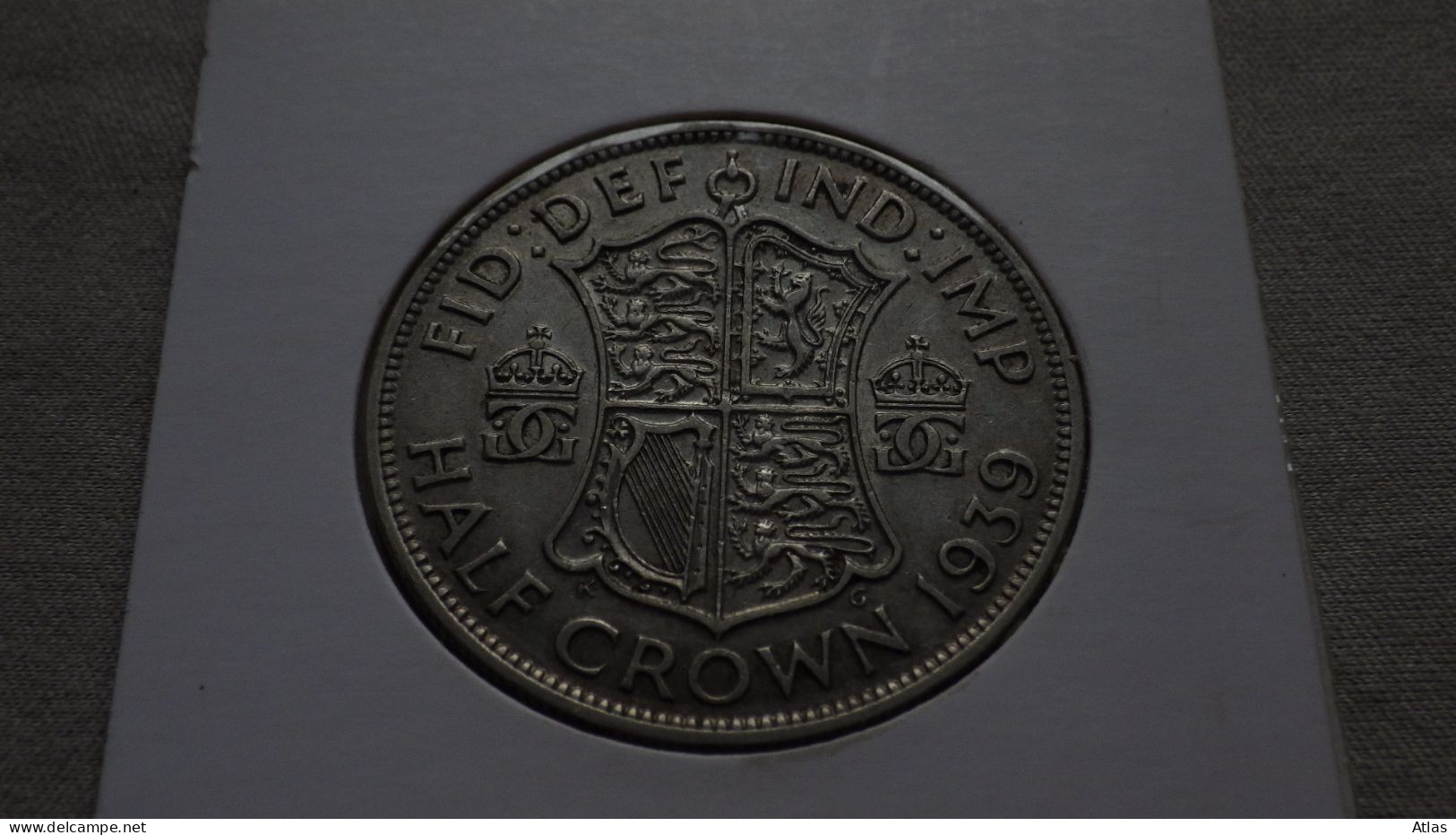 Half Crown 1939 Pièce De Monnaie En Argent - Autres & Non Classés