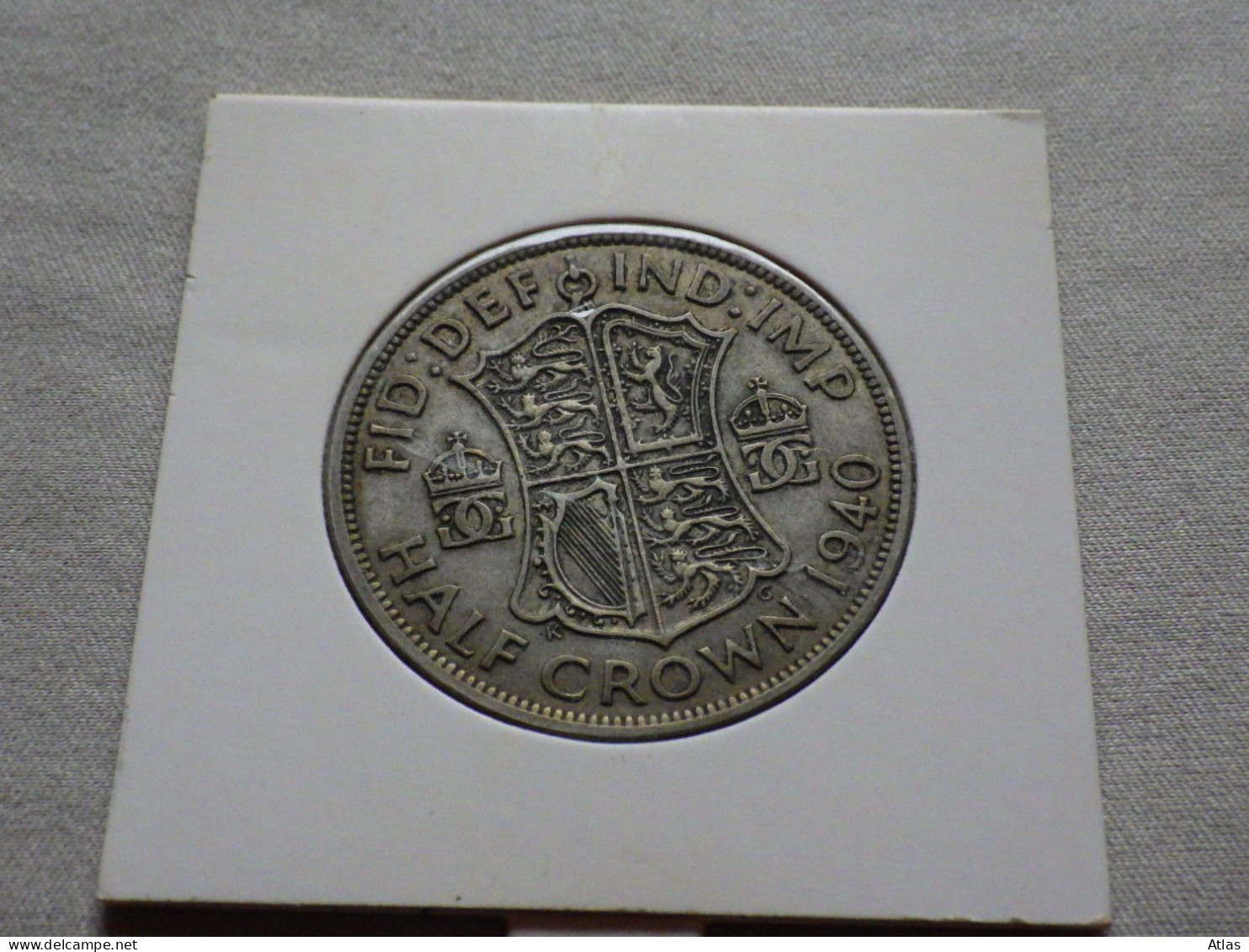 Half Crown 1940 Pièce De Monnaie En Argent - Autres & Non Classés