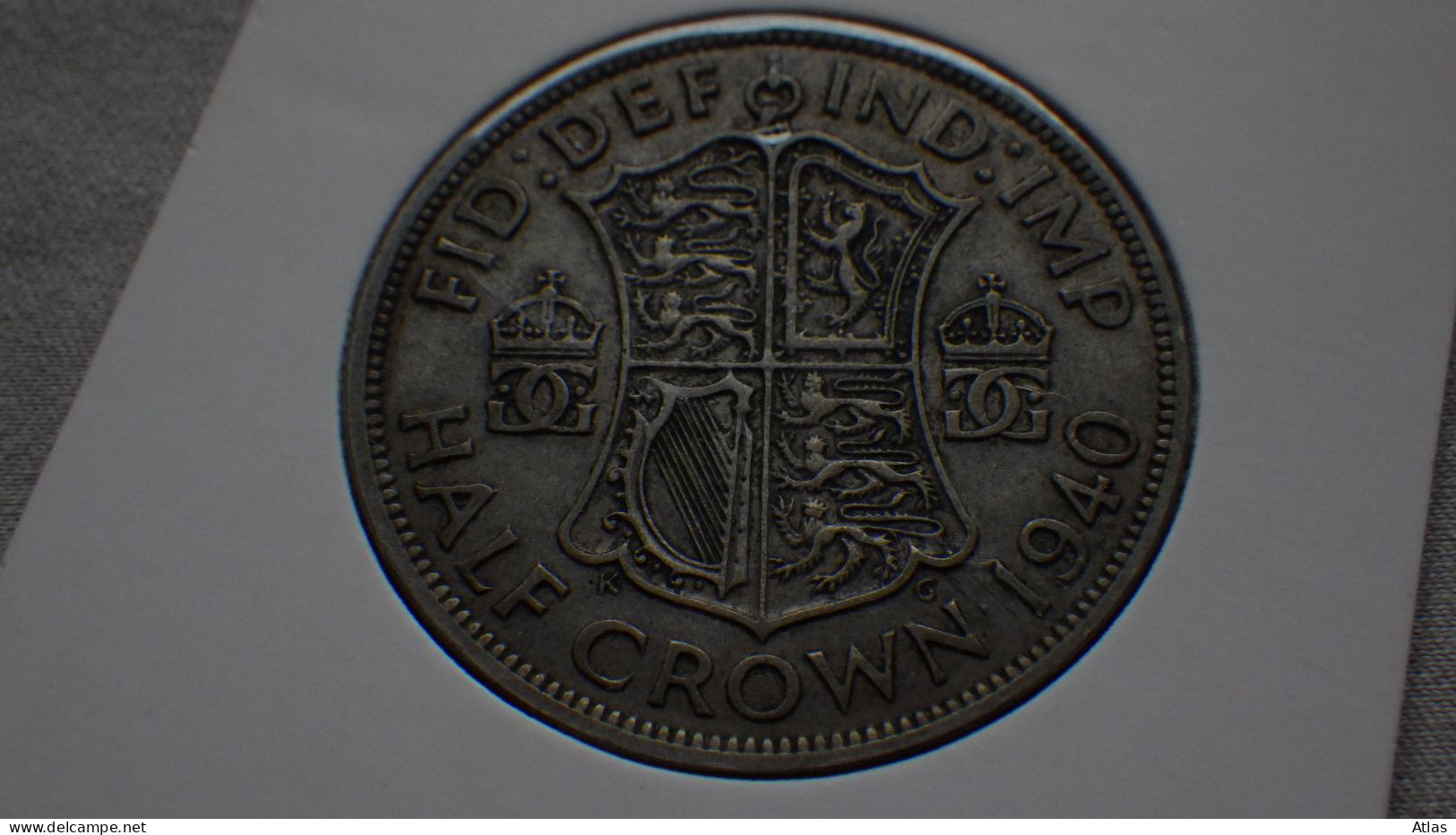 Half Crown 1940 Pièce De Monnaie En Argent - Altri & Non Classificati