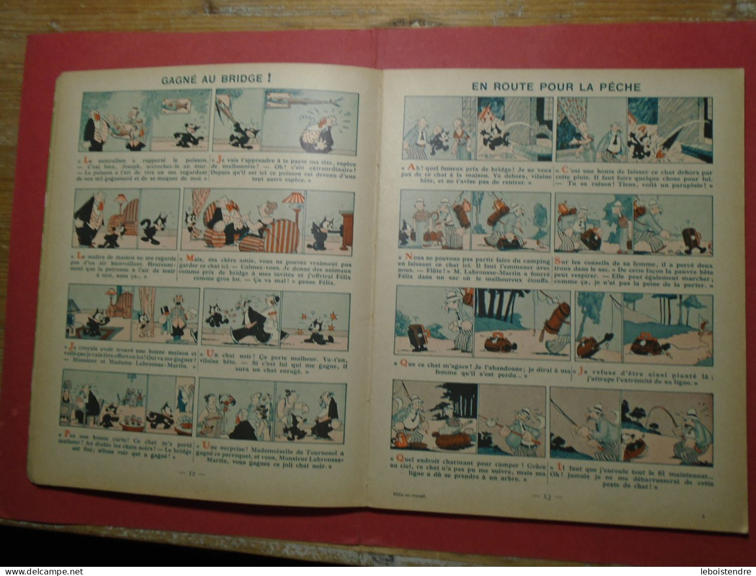 FELIX AU TRAVAIL 1934 HACHETTE = EDITION ORIGINALE EO TRES BON ETAT TRES FRAIS FELIX N 8 ILLUSTRATION DE PAT SULLIVAN