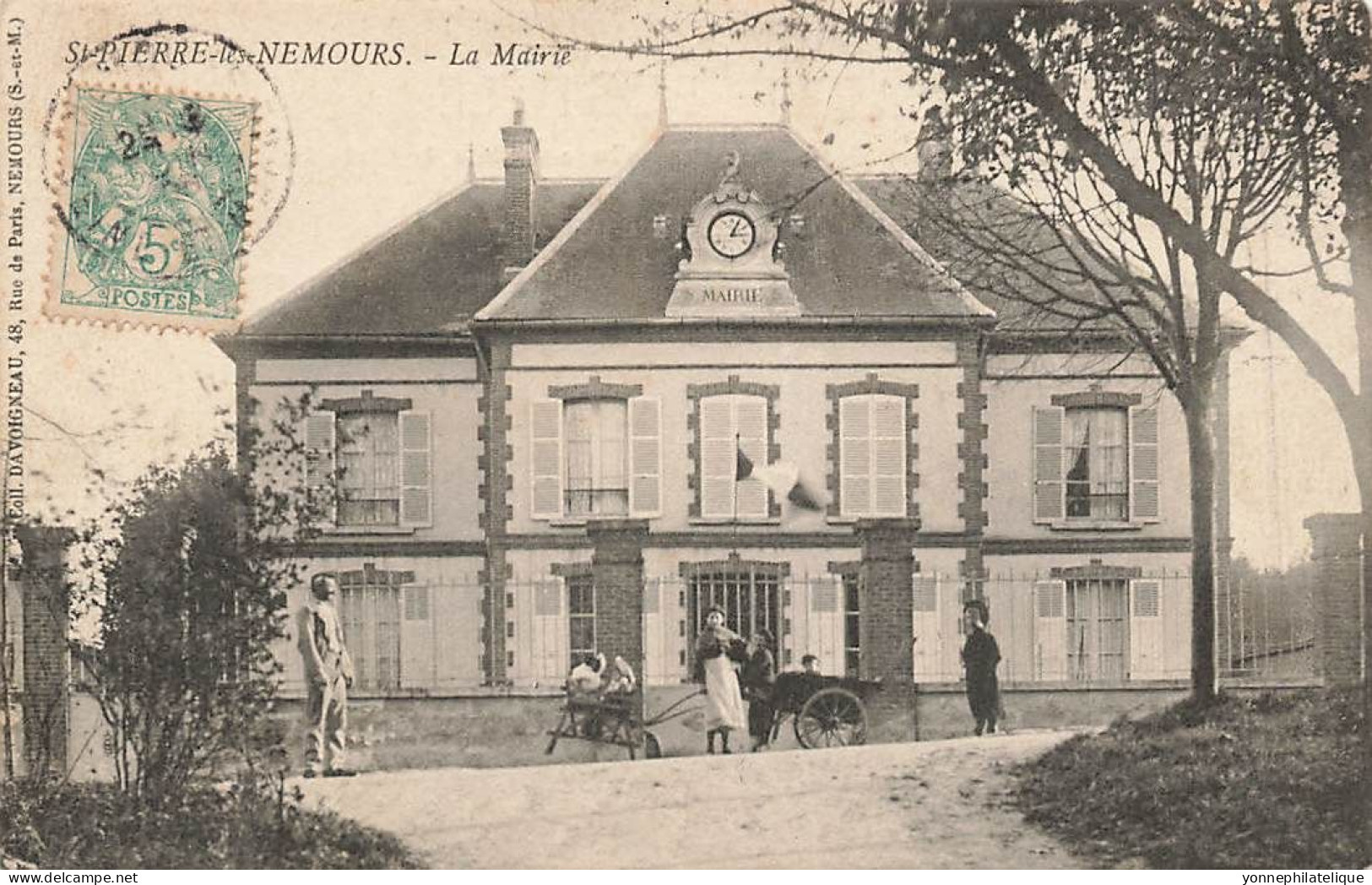 77 - SEINE ET MARNE - ST-PIERRE-LES-NEMOURS - La Mairie - Animation - 10920 - Saint Pierre Les Nemours