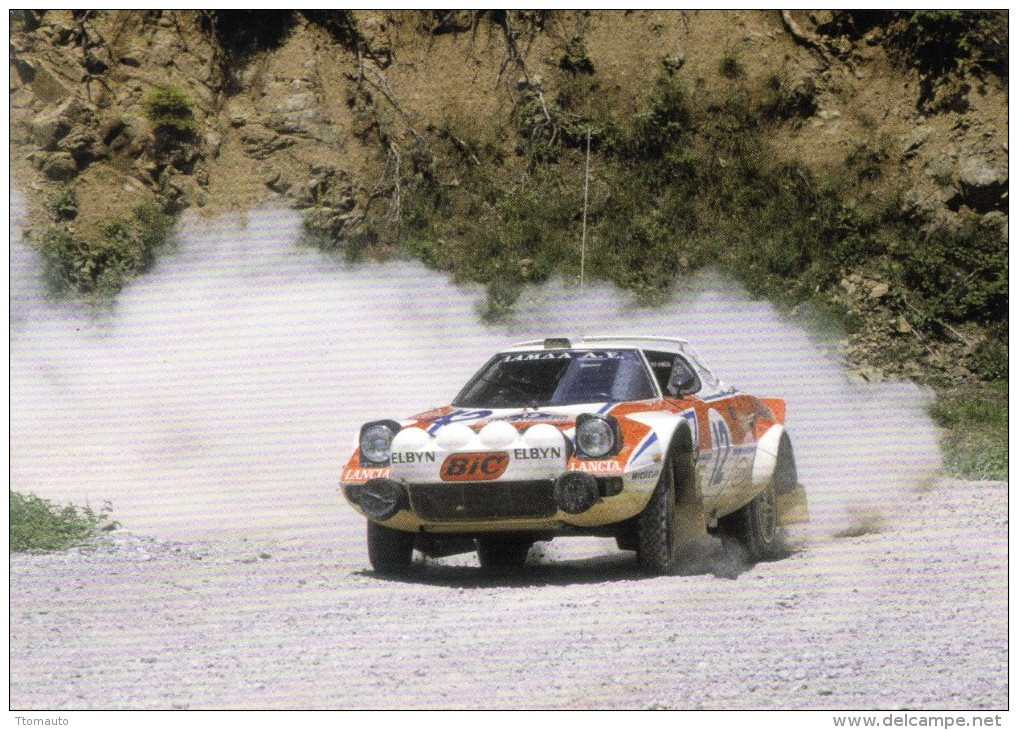 Lancia Stratos  -  'Siroco'/Fertakis Kostas  - Rallye  Acropolis  1979  -  15x10cms PHOTO - Rallyes