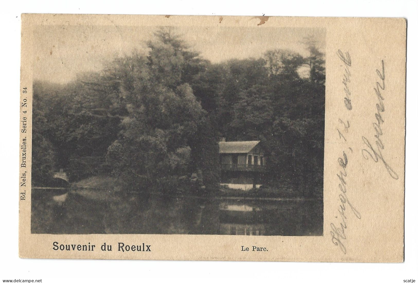 Le Roeulx    -   Le Parc    -    1900   Naar   Hoboken - Le Roeulx