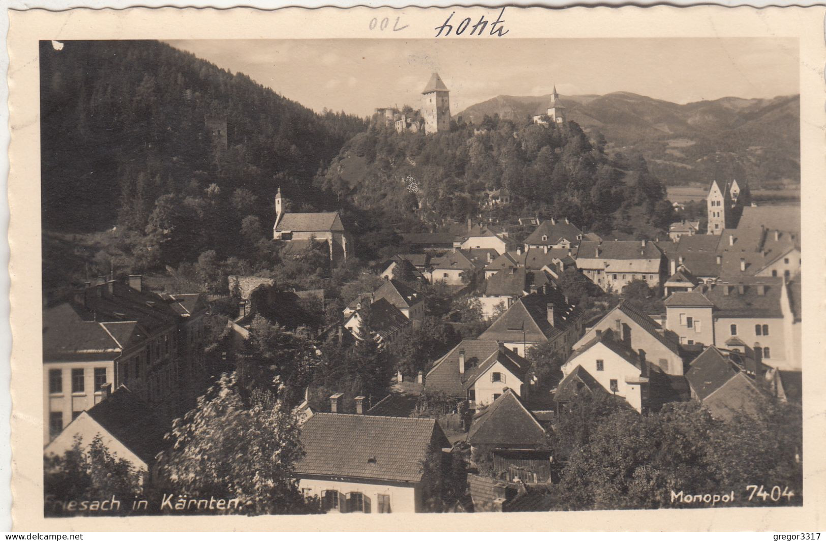 E1819) FRIESACH In Kärnten - FOTO AK - - Haus Ansichten Gegen Burgen U. Kirche ALT - Friesach