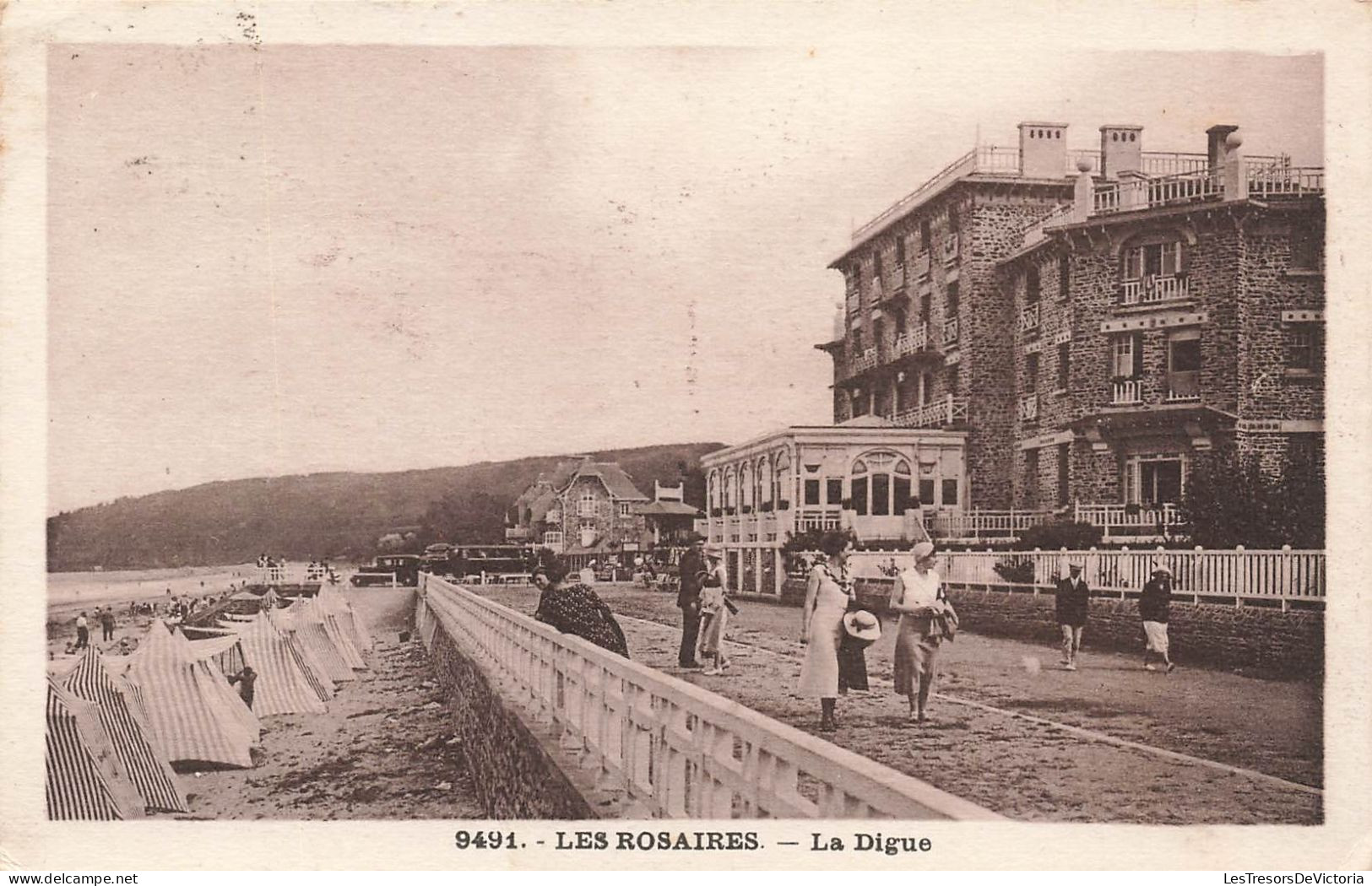 FRANCE - Les Rosaires - La Digue - Animé - Tentes - Carte Postale Ancienne - Other & Unclassified