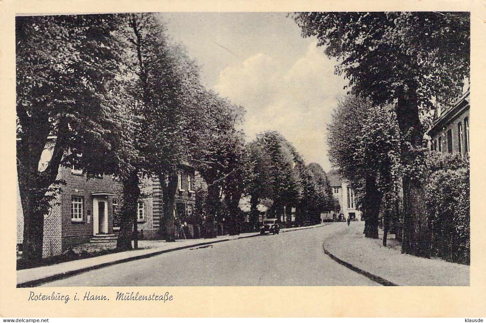 Rotenburg I.Hann. - Mühlenstrasse Gel.1942 AKS Dienstsiegel - Rotenburg (Wümme)