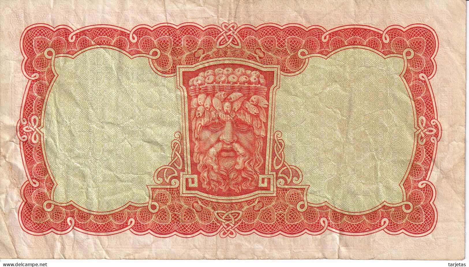 BILLETE DE IRLANDA DE 10 SHILLINGS DEL AÑO 1966 (BANKNOTE) - Ireland