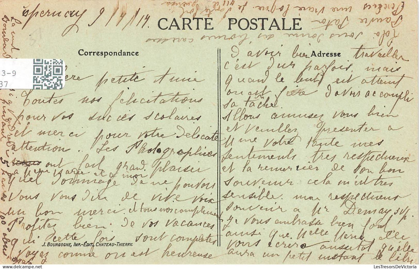 FRANCE - Epernay - La Caisse D'Epargne - Carte Postale Ancienne - Epernay
