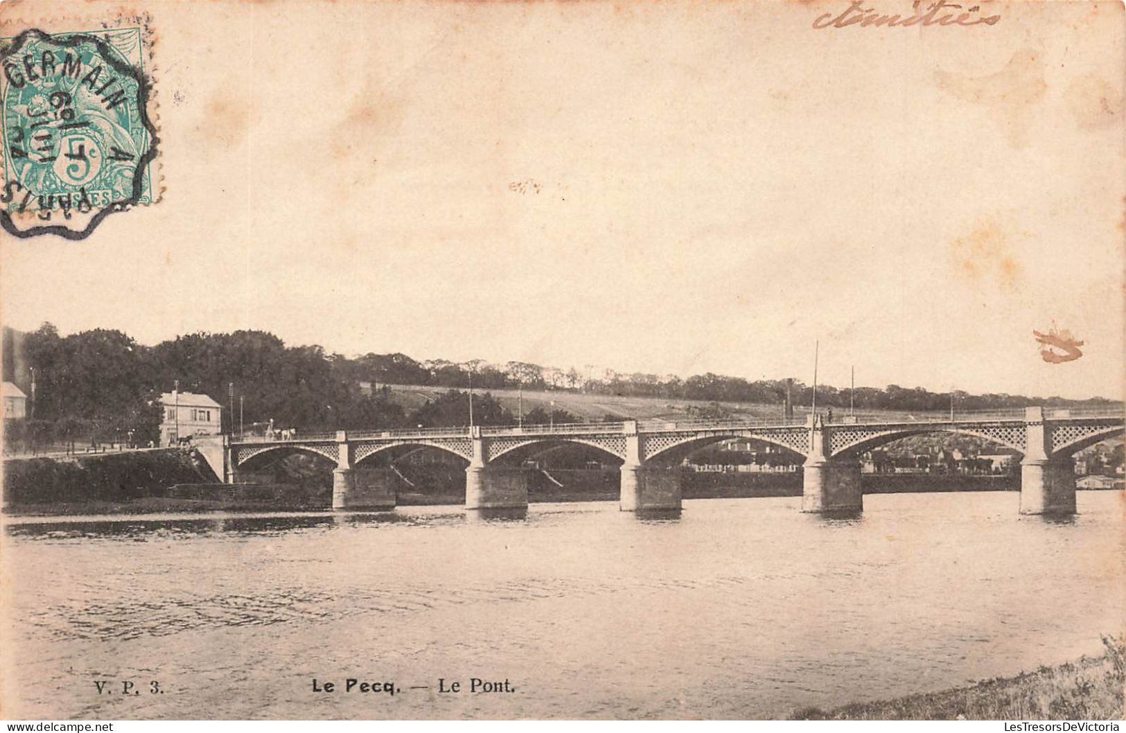 FRANCE - Le Pecq - Le Pont - Carte Postale Ancienne - Other & Unclassified