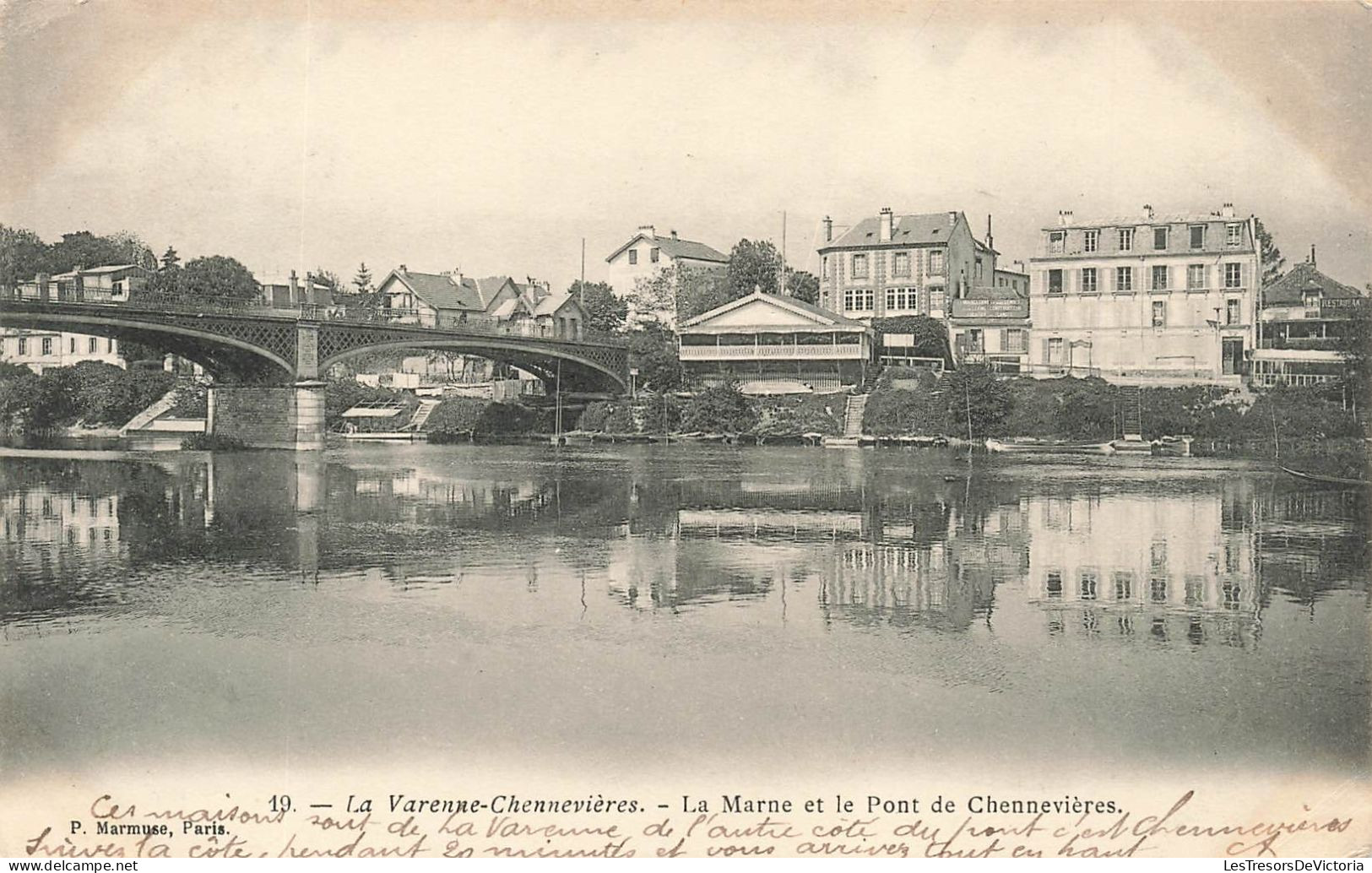 FRANCE - La Varenne Chennevières - La Marne Et Le Pont De Chennevières- Carte Postale Ancienne - Other & Unclassified