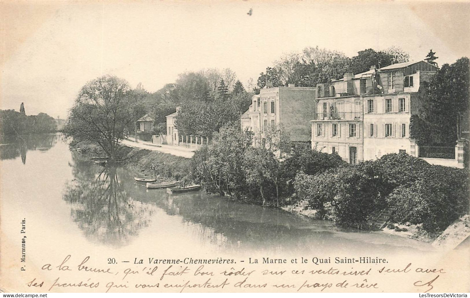 FRANCE - La Varenne Chennevières - La Marne Et Le Quai Saint Hilaire - Carte Postale Ancienne - Other & Unclassified