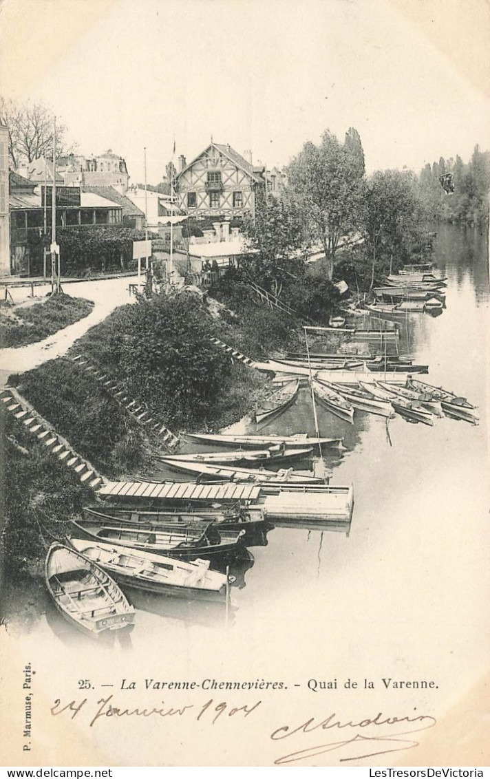 FRANCE - La Varenne Chennevières - Quai De La Varenne - Carte Postale Ancienne - Sonstige & Ohne Zuordnung