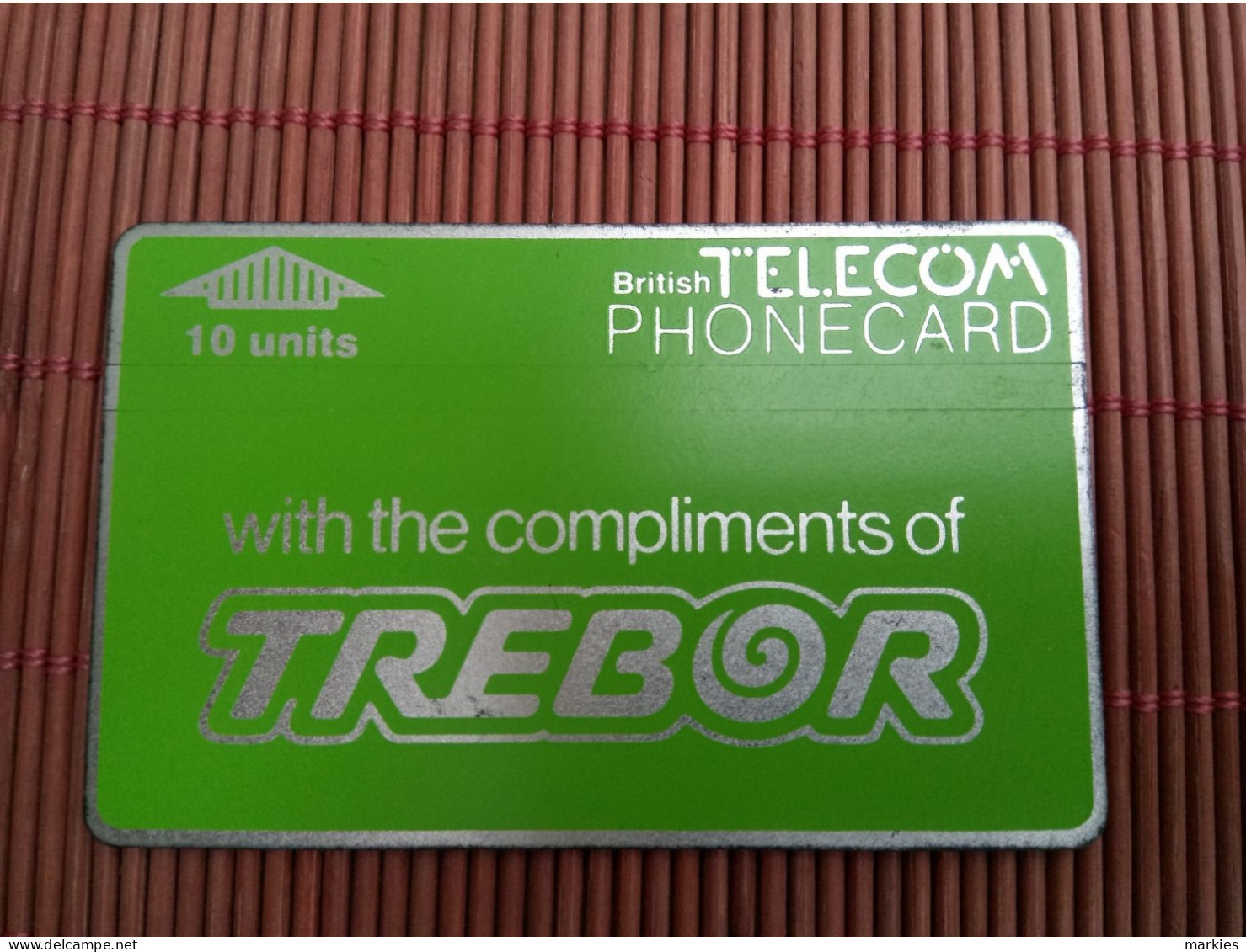 Uk PhonecardTrebor 747 E Used Rare - BT Privé-uitgaven