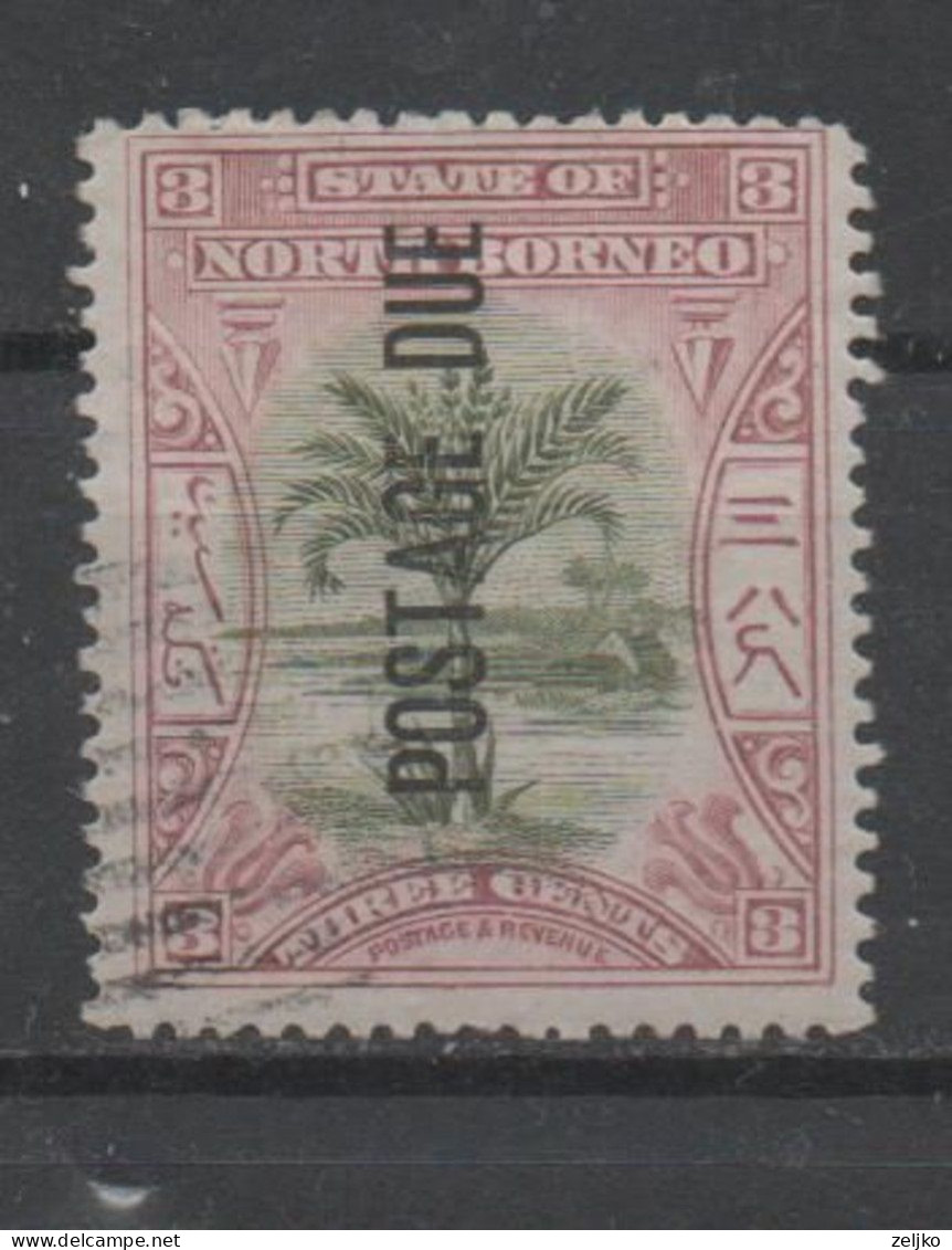 North Borneo, Used, 1900, Michel  Porto 10 - Noord Borneo (...-1963)