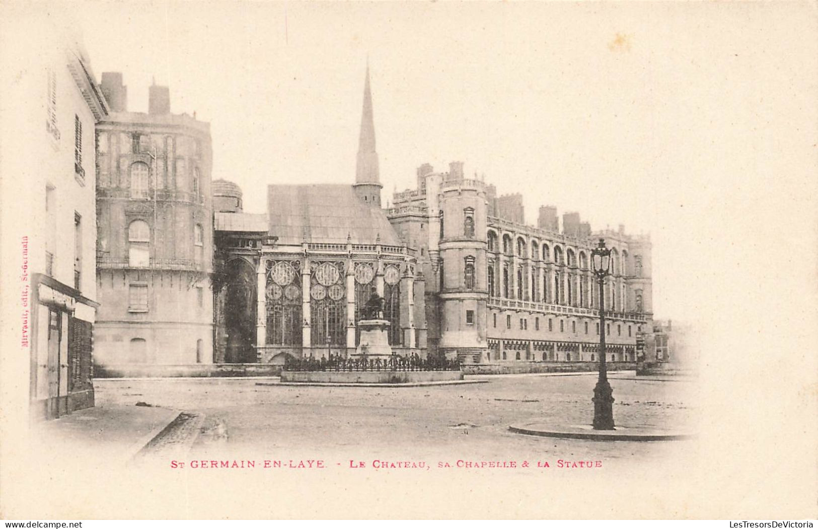 FRANCE - Saint Germain En Laye - Le Château - Sa Chapelle Et La Statue - Carte Postale Ancienne - St. Germain En Laye (Schloß)