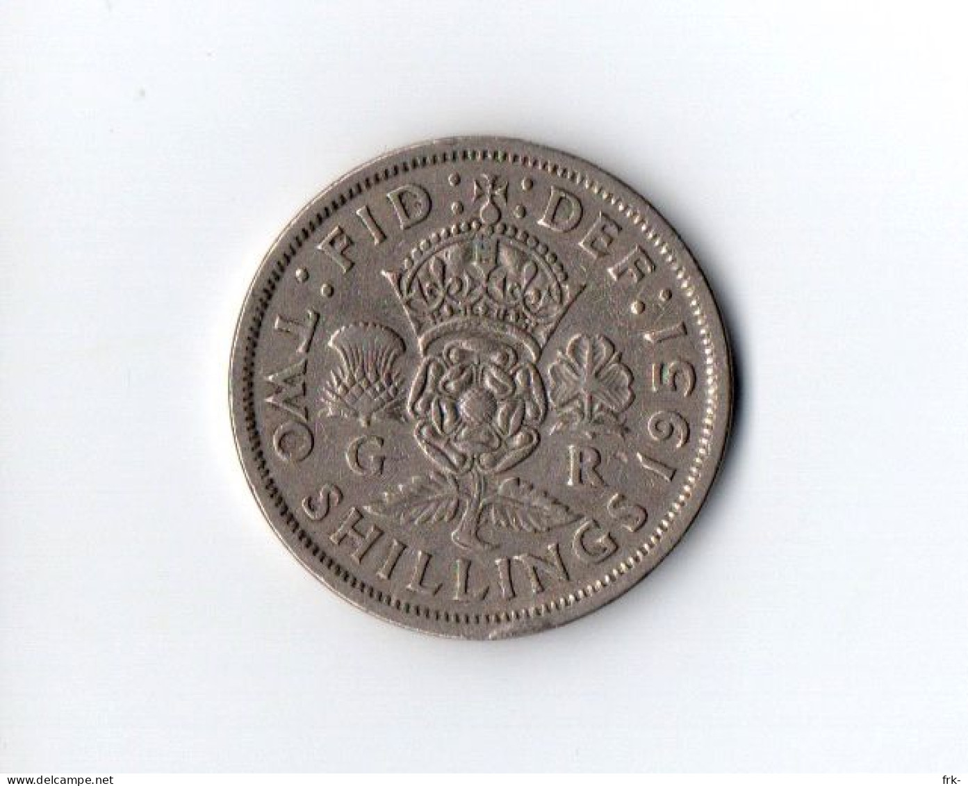 GRAN BRETAGNA 2 SHILLING 1951 - J. 1 Florin / 2 Shillings