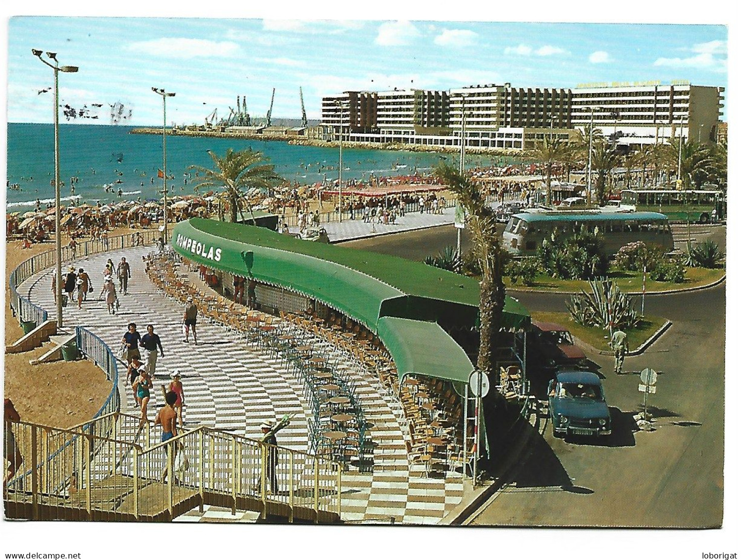 PLAYA, PASEO GOMIS Y APARTOTEL MELIA / PLAGE, PROMENADE DE GOMIS.- ALICANTE.- ( ESPAÑA ) - Alicante