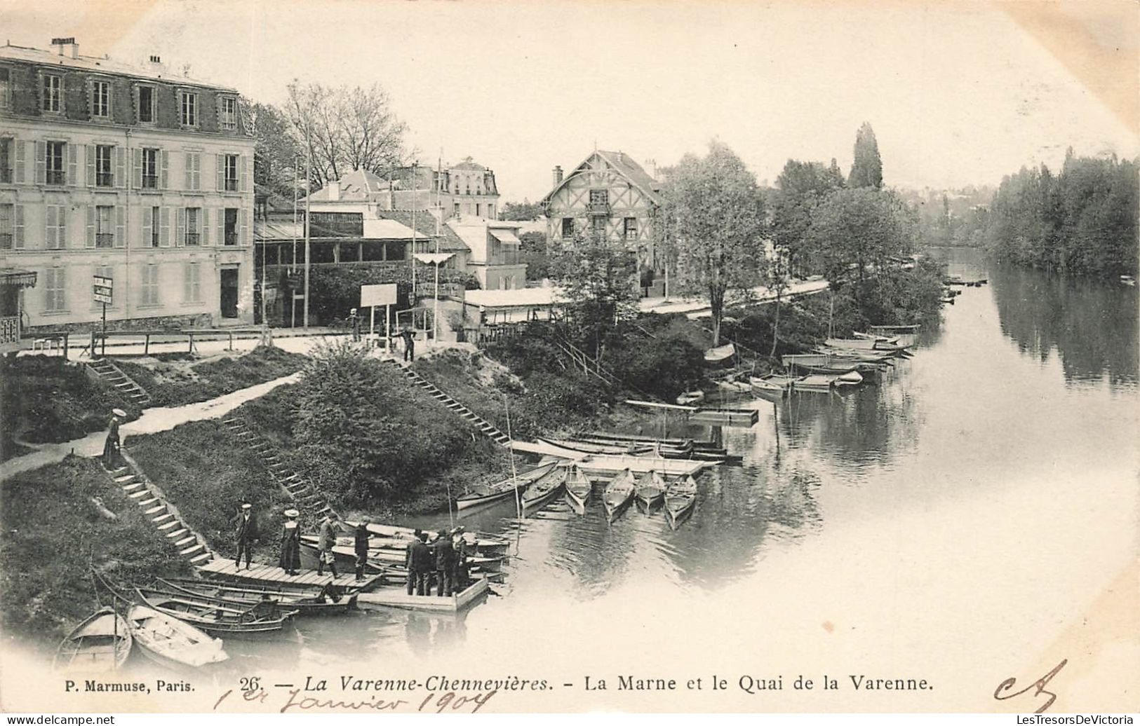 FRANCE - La Varenne Chennevières - La Marne Et Le Quai De La Varenne - Carte Postale Ancienne - Other & Unclassified
