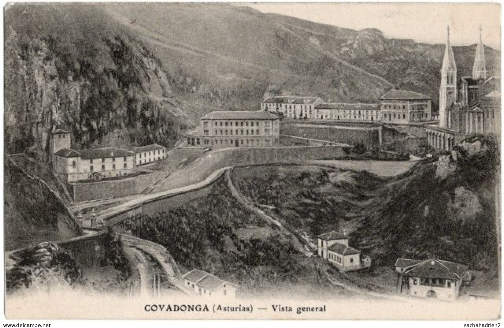 COVADONGA. Vista General - Asturias (Oviedo)