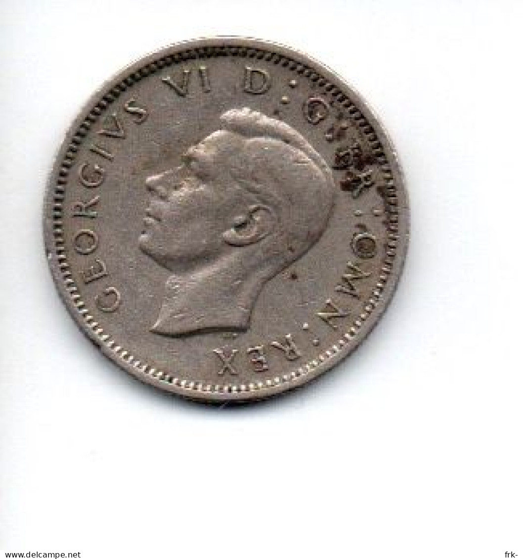 GRAN BRETAGNA 6 PANCE 1947 - H. 6 Pence