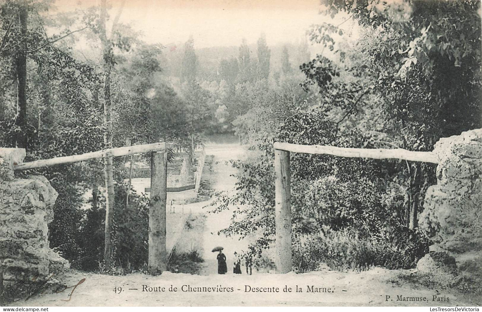 FRANCE - La Varenne Chennevières - Route De Chennevières - Descente De La Marne - Carte Postale Ancienne - Autres & Non Classés