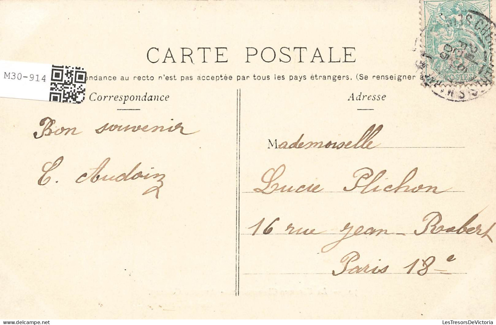 FRANCE - La Varenne Chennevières - Avenue Chanzy - Carte Postale Ancienne - Sonstige & Ohne Zuordnung