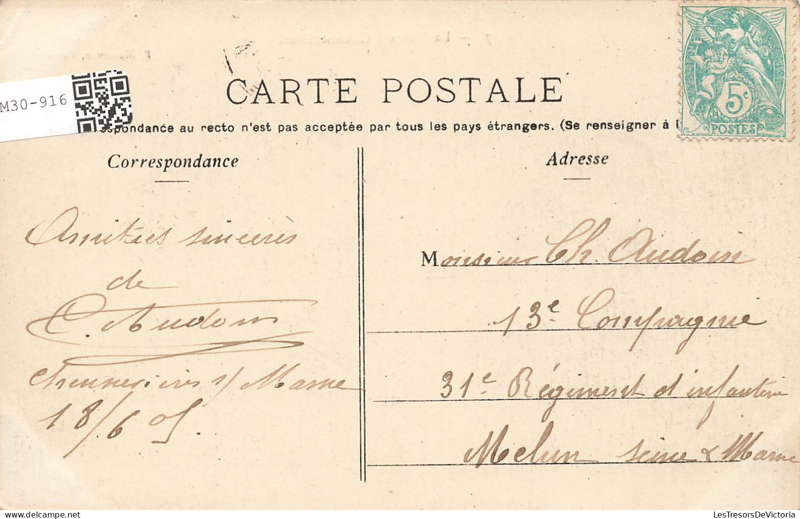 FRANCE - La Marne à Chennevières - Carte Postale Ancienne - Other & Unclassified