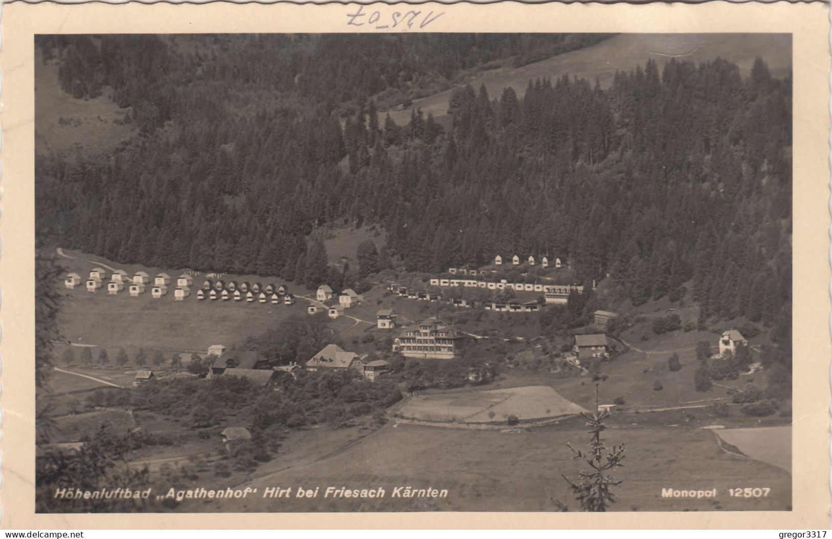 E1835) Höhenluftbad " AGATHENHOF " Hirt Bei FRIESACH - Kärnten -  Monopol FOTO AK 12507 - Friesach