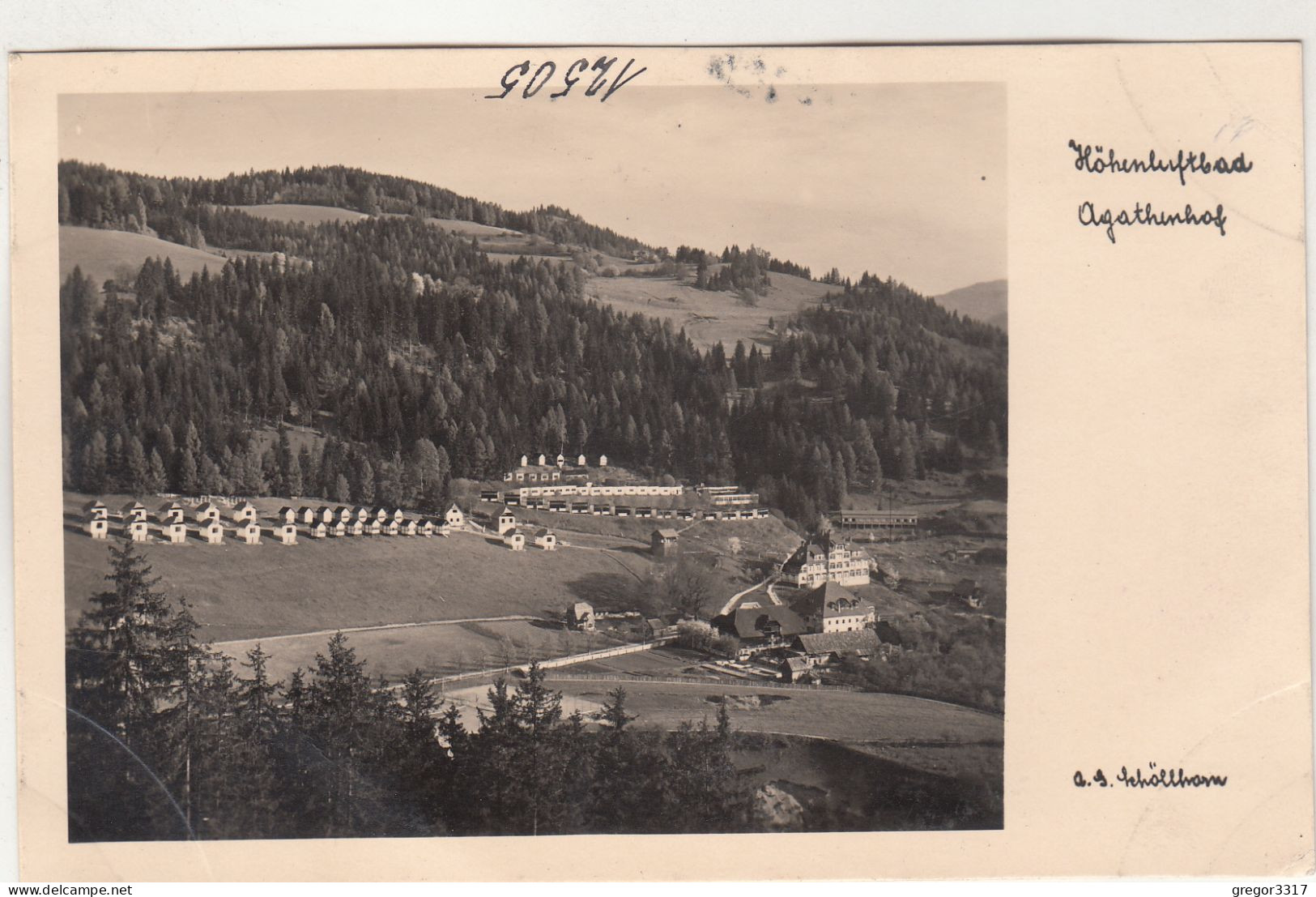 E1837) SCHÖLLHORN - Alte FOTO AK " AGATHENHOF " Hirt Bei FRIESACH - Kärnten - - Friesach