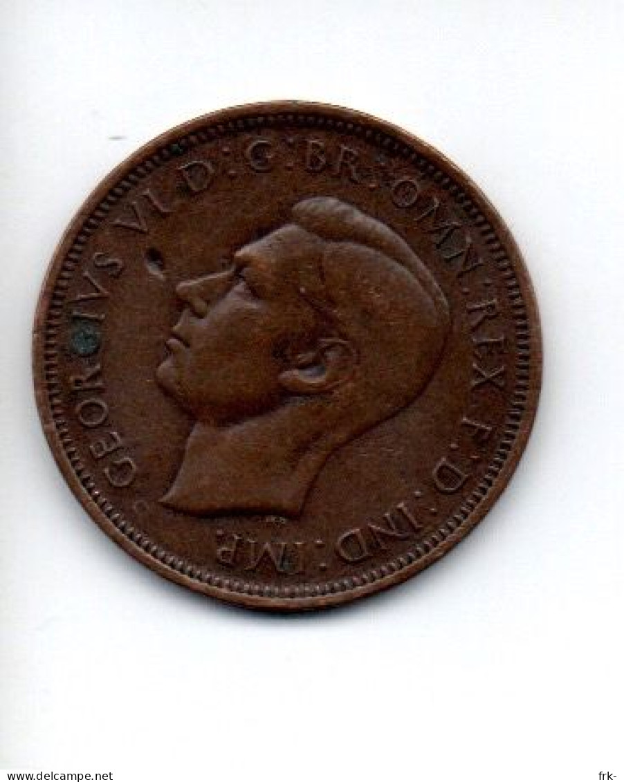GRAN BRETAGNA HALF PENNY 1941 - C. 1/2 Penny