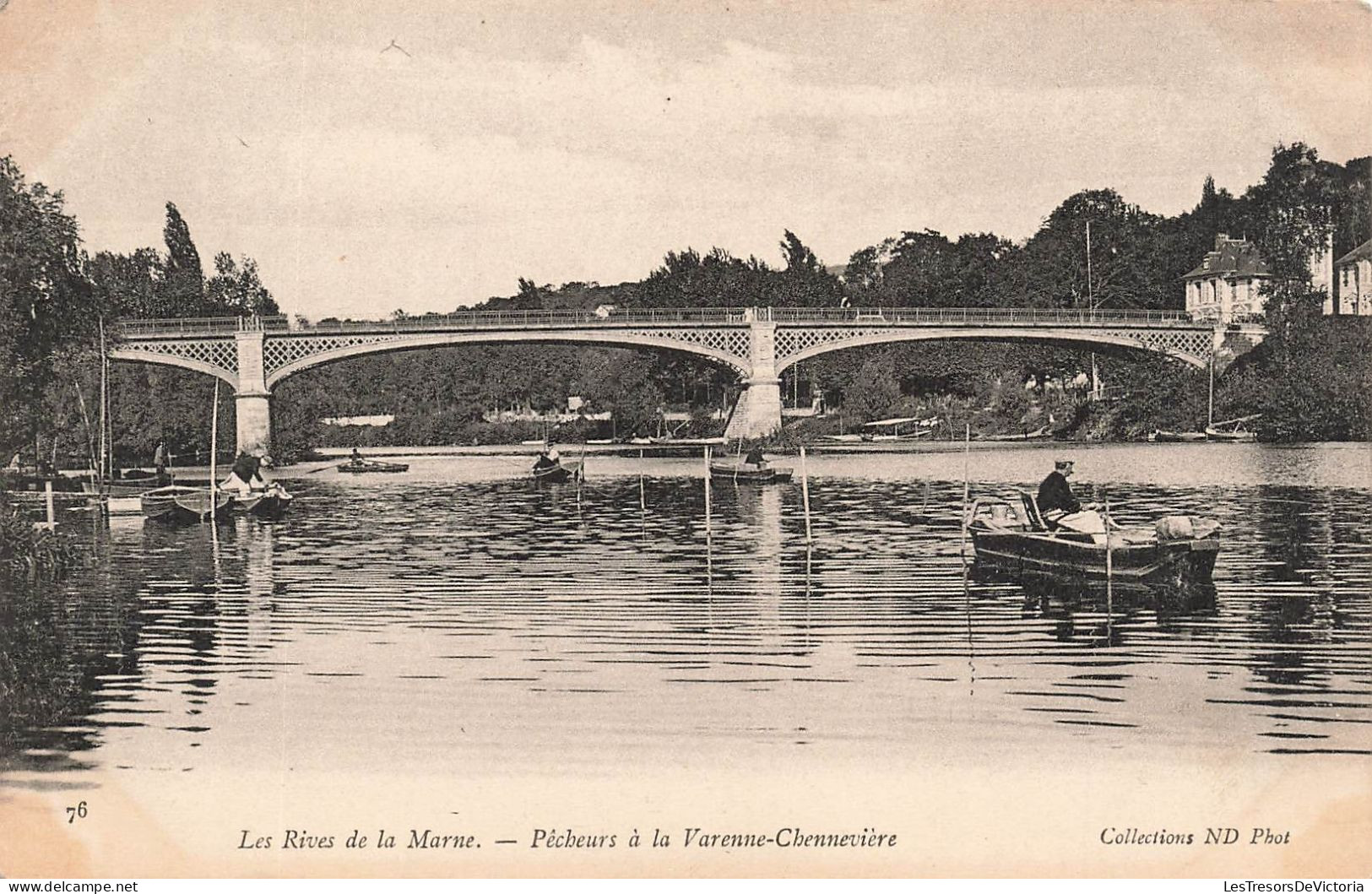 FRANCE - La Varenne Chennevières - Pêcheurs - Les Rives De La Marne - Carte Postale Ancienne - Autres & Non Classés